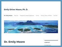 Tablet Screenshot of emilydmoore.com